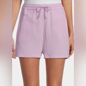 LINE The Label Lulu Cotton Shorts, Wisteria, sz M